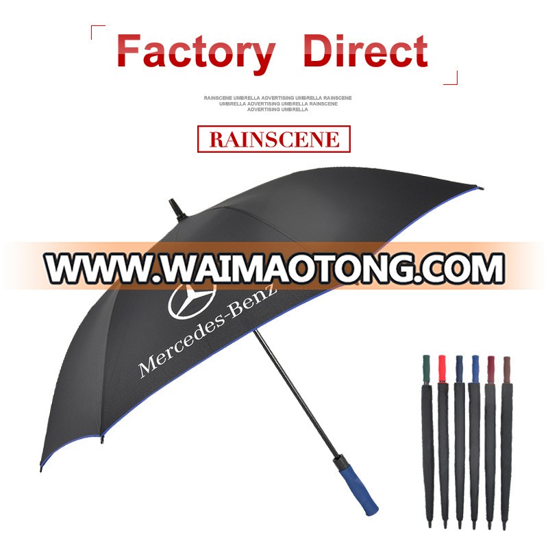 Custom printed golf umbrella with custom logo for promotion umbrella